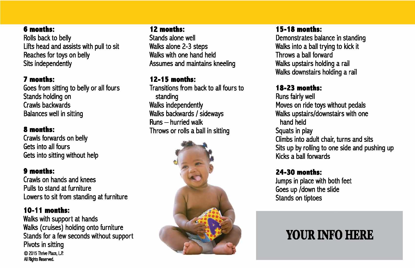 Gross Motor Development Stages